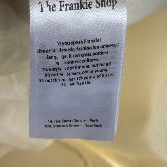 The Frankie‎ Shop Hailey Denim Oversized Cargo Pants in White Size Small - Picture 10 of 12